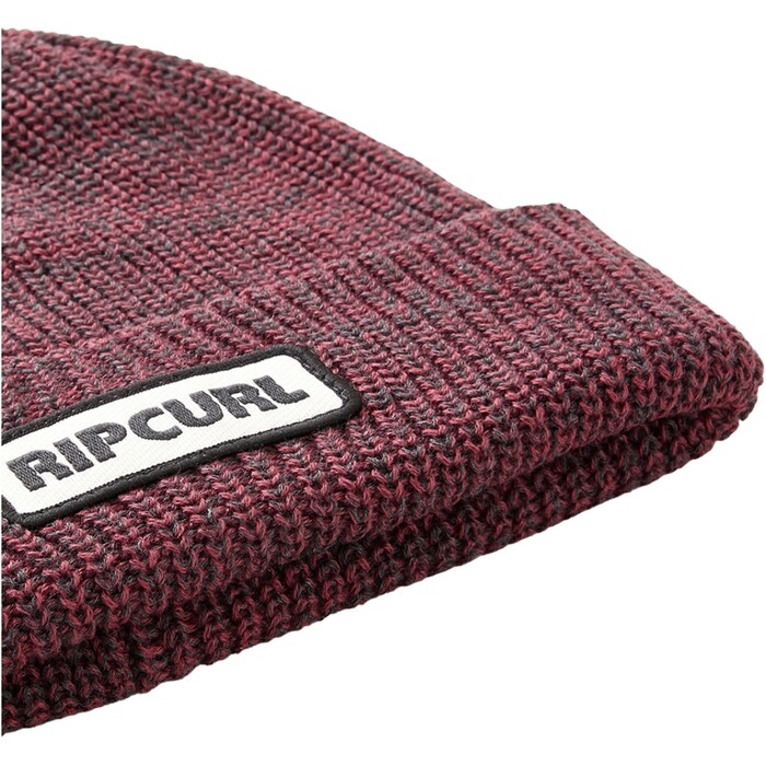 2024 Rip Curl Mnner Icons Reg Beanie 1C8MHE - Maroon